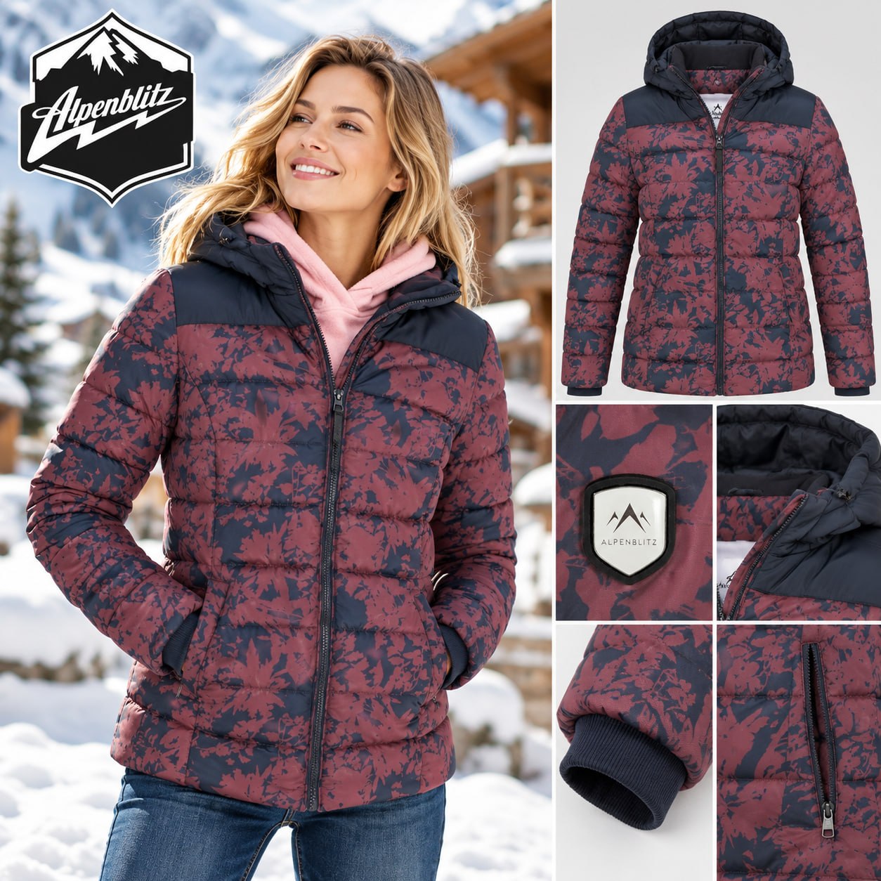 Warme Damenjacke von Alpenblitz