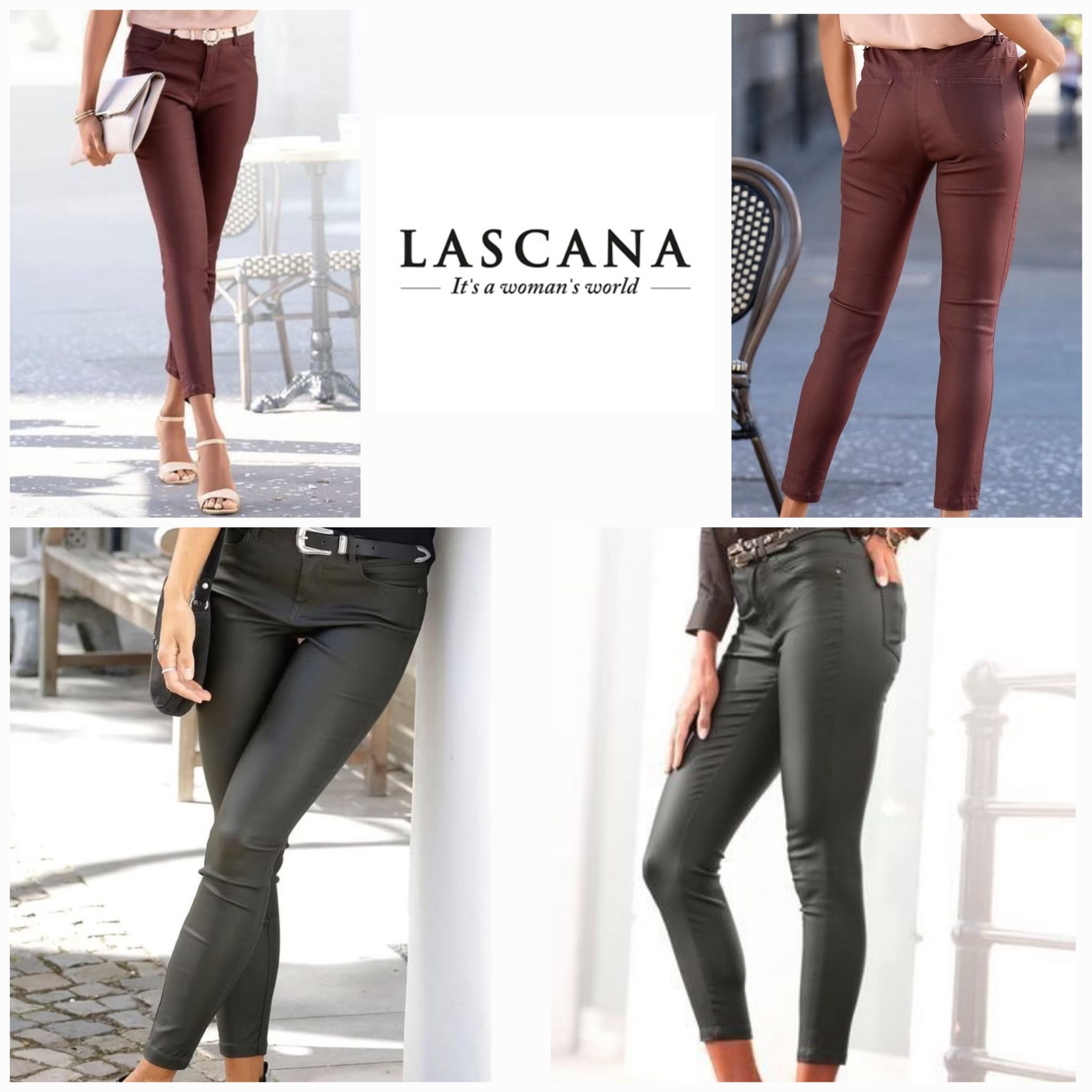 Women's skinny trousers by Lascana