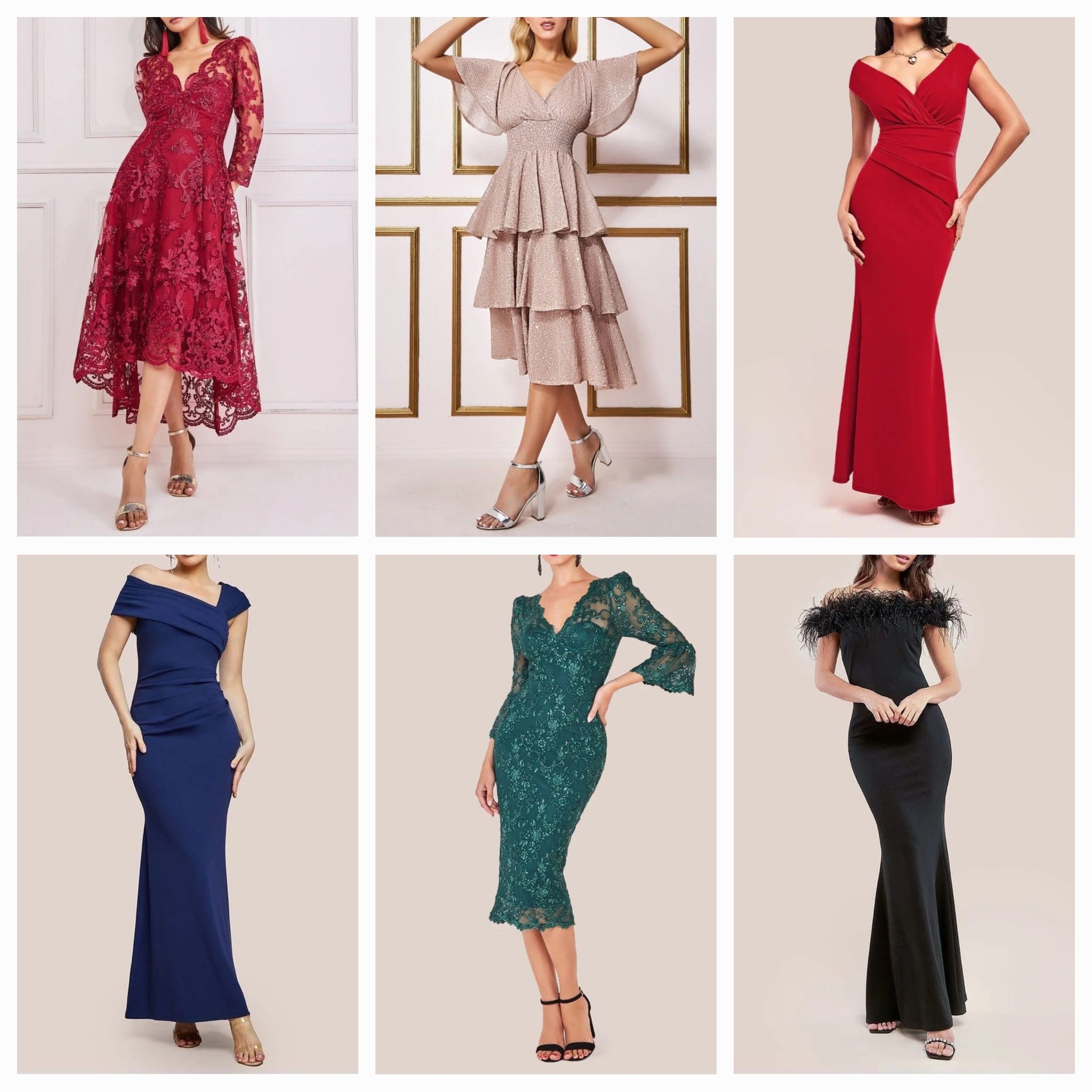 020189 Goddiva+ mix of women's dresses