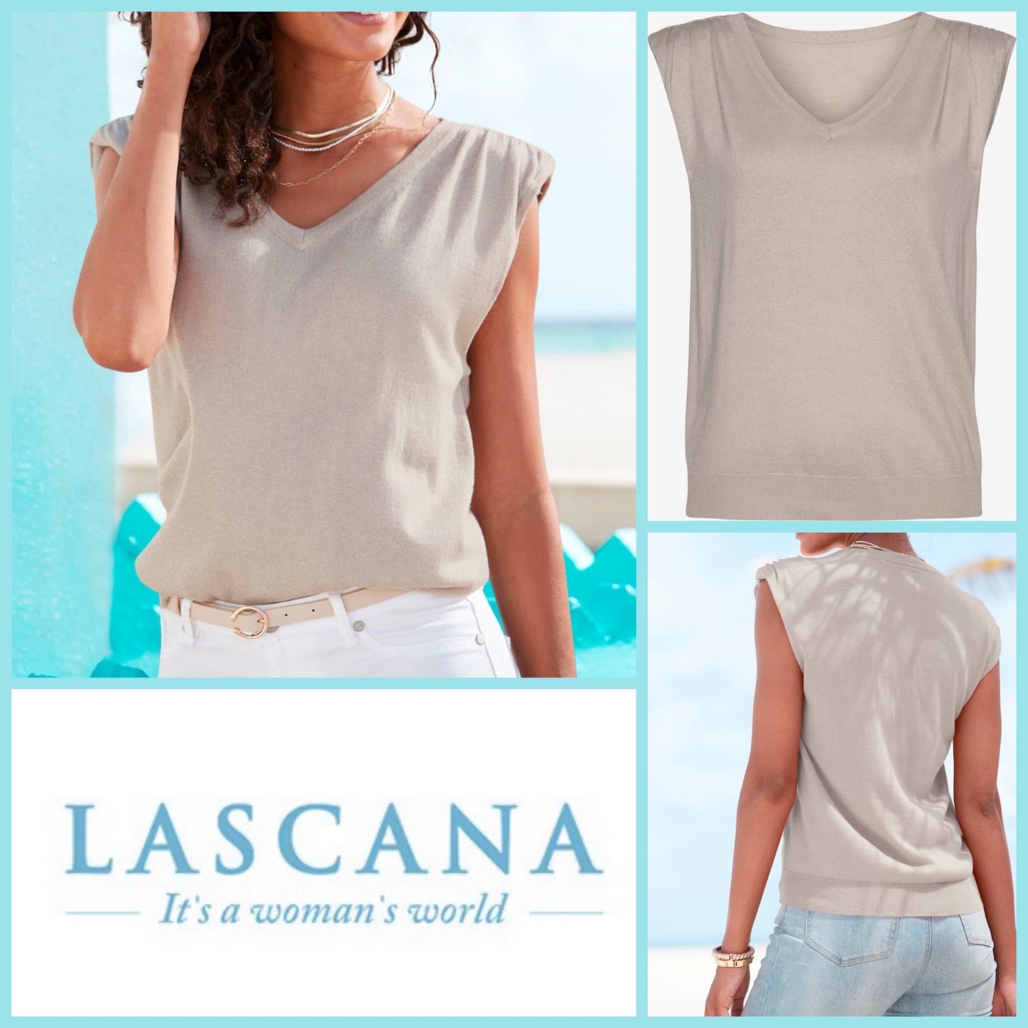 020232 Lascana Women’s Vest Top