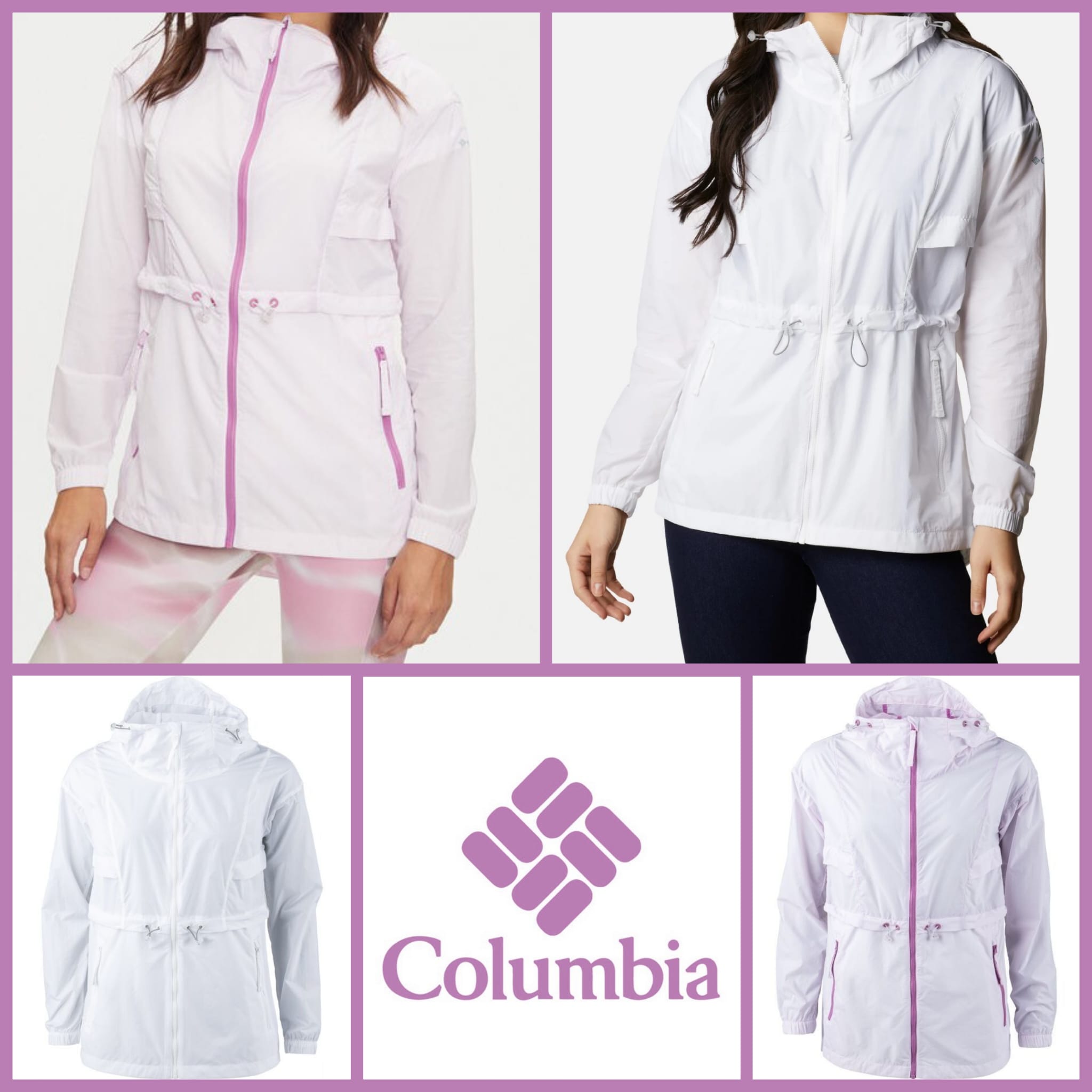 050147 Women's windbreaker jackets from Columbia